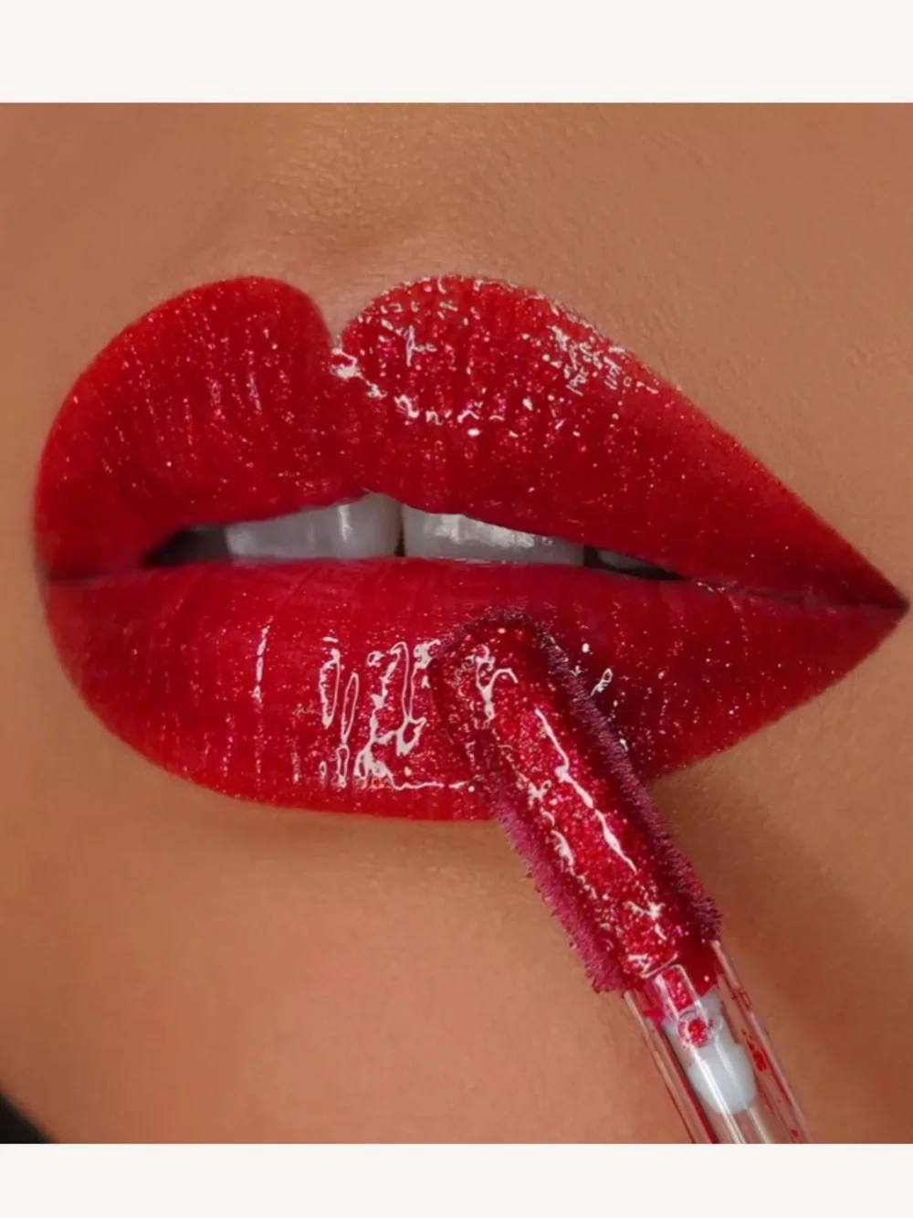 Queen Cosmetics Diamond Shimmer High Shine Lip Gloss in Cherry Pie